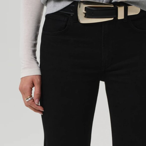 Women's Citizens of Humanity Size 28 Black Isola Plush Pants - Picture 3 of 9